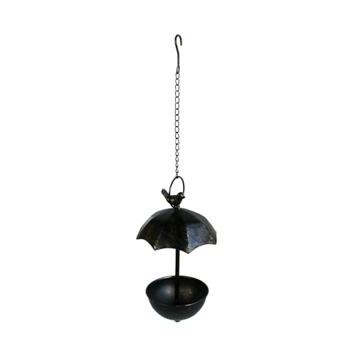 Manufaktur Lichtbogen Vogeltränke mit Schirm zum Aufhängen Futterschale aus Metall hängend Futterplatz Manufaktur Lichtbogen Vogeltränke mit Schirm zum Aufhängen Futterschale aus Metall hängend Futterplatz von Manufaktur Lichtbogen