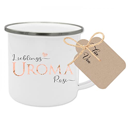 Manufaktur Liebevoll personalisierte Tasse - Trinkbecher für die Uroma - Geschenk und Dankeschön für die Lieblingsuroma Manufaktur Liebevoll personalisierte Tasse - Trinkbecher für die Uroma - Geschenk und Dankeschön für die Lieblingsuroma von Manufaktur Liebevoll