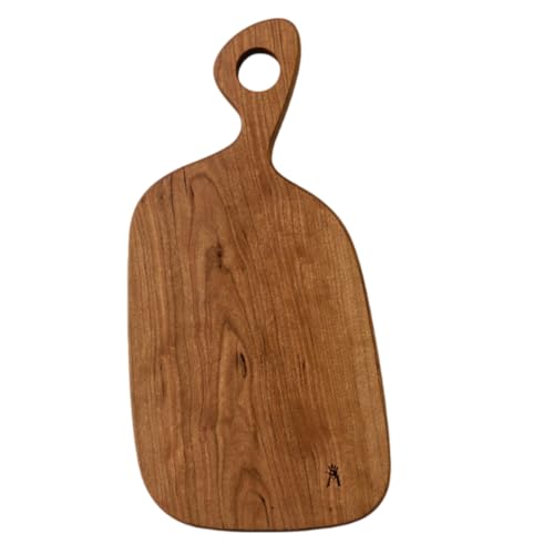 1 Stück Schneidebrett geschwungen Kirsche groß Manufaktur Martinshof Kräuterschneidebrett, Arbeitsbrett, Naturholzbrett, Vesperbrett von Manufaktur Martinshof