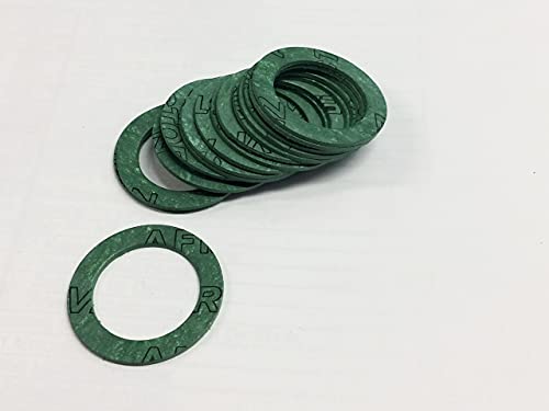 10 Stk. Flachdichtung 1 Zoll DN25 2mm AFM30 Manufaktur Martinshof Flachdichtung Heizung Sanitärinstallation Garten Wasser von Manufaktur Martinshof