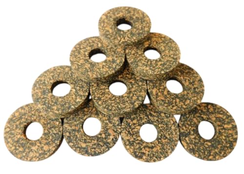 10 Stück Gummikork M8 25 mm x 9 mm x 4 mm Manufaktur Martinshof Unterlegscheibe Kork, Unterlegscheiben Beilagscheiben U-Scheibe Scheiben Karosseriescheiben Distanzhülsen Distanzstücke Rund Hülsen von Manufaktur Martinshof