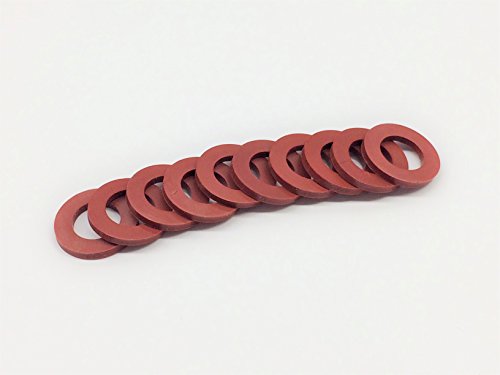 10er Set Silikondichtung Gummidichtung 1/2" DN13 Manufaktur Martinshof Gummi Gummiunterlegscheiben Distanzscheiben Abstandshalter Klima Lüftung von Manufaktur Martinshof