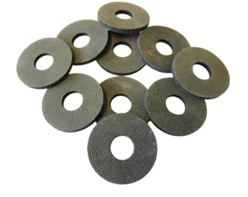 20 Stück Moosgummi M10 30 mm x 10 mm x 4 mm Manufaktur Martinshof Unterlegscheibe Kork, NBR, Silikon, MossgummiUnterlegscheiben Beilagscheiben U-Scheibe Scheiben Karosseriescheiben von Manufaktur Martinshof