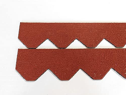 3 Sets Dachschindeln Schiefer (55 mm) rot von Manufaktur Martinshof