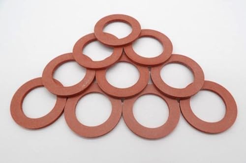 50 Stück Silikon M10 30 mm x 10 mm x 2 mm Manufaktur Martinshof Karosseriescheiben Distanzhülsen für M6 Distanzstücke Rund aus Kunststoff Hülsen von Manufaktur Martinshof