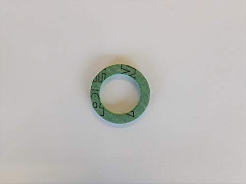 Manufaktur Martinshof 10 Stück Flachdichtung AFM, 1 mm 1/2 Zoll Silikon, DIN- DVGW, VP 401, BAM, HTB, Germanischer Lloyd, Sanitär, Heizung, Wasser, von Manufaktur Martinshof