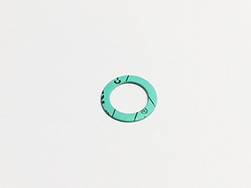 Manufaktur Martinshof 50 Stück Flachdichtung Klingersil C-4400, 1 mm 3/4 Zoll, Grün, 10x1 mm 3/4 Zoll von Manufaktur Martinshof