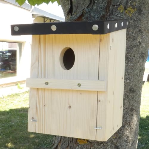 Nistkasten Gartenrotschwanz 48/32 mm Bausatz Manufaktur Martinshof L: 15,5cm B: 15,5 cm Höhe: 33 cm Einflug-Loch Höhe: 48,00 mm Einflug-Loch Breite: 32,00 mm Nistkasten, Vogelhaus, Vögel, von Manufaktur Martinshof