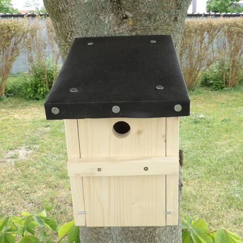 Nistkasten Sperling 35 mm Bausatz Manufaktur Martinshof L: 16,00 cm B: 16,00 cm H: 27,50 cm Durchmesser Einflug-Loch: 3,00 cm von Manufaktur Martinshof