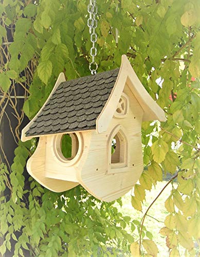 Vogelhaus Liselle Bausatz grau Manufaktur Martinshof Höhe ca.: 40,00 cm Breite ca.: 33,00 cm Tiefe ca.: 28,00 cm Vogelhaus, Futterhaus, Futterstation von Manufaktur Martinshof