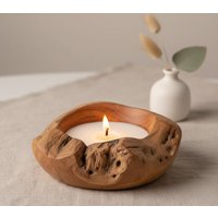 Teakholz Kerze 20cm Handgemachte Designkerze Aus Naturholz Edle Tischdeko Für Wohnzimmer Esszimmer Geschenkidee Unikat Teakholz Kerze 20cm Handgemachte Designkerze Aus Naturholz Edle Tischdeko Für Wohnzimmer Esszimmer Geschenkidee Unikat von ManufakturDon