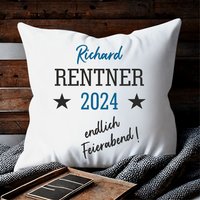 Geschenk Zur Rente Kissen Rentner- Ruhestand Mit Namen - Legenden von ManufakturHERRlich