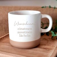 Personalisierte Tasse Namen Einatmen -Ausatmen - Lächeln Relax Anti-stress-Tasse Geschenk Geburtstag Weihnachten Auch Ohne Gravur Personalisierte Tasse Namen Einatmen -Ausatmen - Lächeln Relax Anti-stress-Tasse Geschenk Geburtstag Weihnachten Auch Ohne Gravur von ManufakturHerzlich