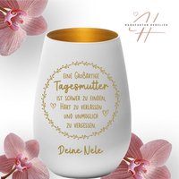 Personalisiertes Windlicht Tagesmutter Geschenk Tagesmutti Abschluss Abschied Dankeschön von ManufakturHerzlich