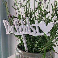 Grabstecker Du Fehlst Mit Herz Als Grabschmuck Für Gestecke, Grabstelle Oder Blumentöpfe von ManufakturIdeenreich