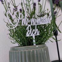 Grabstecker Wir Vermissen Dich Mit Herz Als Grabschmuck Für Gestecke, Grabstelle Oder Blumentöpfe von ManufakturIdeenreich