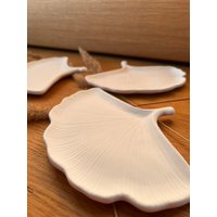 Schmuckschale/Schmuckablage Tablett Dekoschale Gingkoblatt | Gingko von ManufakturLaLetra