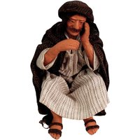 Hirte Sitzend Und Kopf Stützend 10cm, Handgemachte Krippenfigur, Handmade, Weihnachtskrippe, Krippe Hirte Sitzend Und Kopf Stützend 10cm, Handgemachte Krippenfigur, Handmade, Weihnachtskrippe, Krippe von ManufakturManos