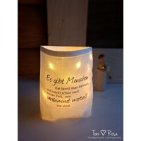 Lichttüte, Lichterbeutel, Stoffwindlicht Mit Spruch, Freundschaft, Freunde, Geschenkidee , Abschiedsgeschenk, Umzug, Shabby Lichttüte, Lichterbeutel, Stoffwindlicht Mit Spruch, Freundschaft, Freunde, Geschenkidee , Abschiedsgeschenk, Umzug, Shabby von ManufakturToniRosa