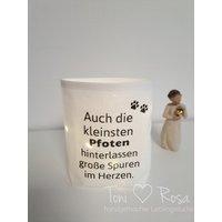 Lichttüte, Lichterbeutel, Stoffwindlicht Mit Spruch, Haustier Gestorben , Trauer Hund Gedenklicht Trauerlicht Andenkenlicht Lichttüte, Lichterbeutel, Stoffwindlicht Mit Spruch, Haustier Gestorben , Trauer Hund Gedenklicht Trauerlicht Andenkenlicht von ManufakturToniRosa