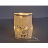 Lichttüte, Lichterbeutel, Stoffwindlicht Mit Spruch, Rente Ruhestand Geschenkidee Camper Wohnmobil Leuchtdeko Shabby Lichttüte, Lichterbeutel, Stoffwindlicht Mit Spruch, Rente Ruhestand Geschenkidee Camper Wohnmobil Leuchtdeko Shabby von ManufakturToniRosa