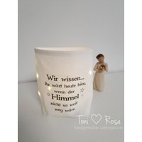 Lichttüte, Lichterbeutel, Stoffwindlicht Mit Spruch, Trauerlicht , Gedenken Erinnerungslicht Wir Wissen Ihr Wärt Heute Hier Lichttüte, Lichterbeutel, Stoffwindlicht Mit Spruch, Trauerlicht , Gedenken Erinnerungslicht Wir Wissen Ihr Wärt Heute Hier von ManufakturToniRosa