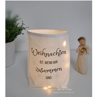 Weihnachten Lichttüte, Lichterbeutel, Wichteln Geschenk Stoffwindlicht Mit Spruch, Frohe Weihnachten, Weihnachtsdeko Geschenkidee , Shabby Weihnachten Lichttüte, Lichterbeutel, Wichteln Geschenk Stoffwindlicht Mit Spruch, Frohe Weihnachten, Weihnachtsdeko Geschenkidee , Shabby von ManufakturToniRosa