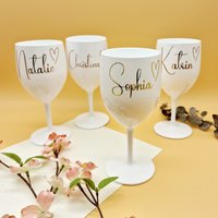Personalisiertes Weinglas Aus Kunststoff Für Team Braut Zum Jga Personalisiertes Weinglas Aus Kunststoff Für Team Braut Zum Jga von ManufakturZauber