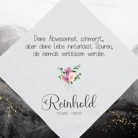 Taschentuch Grabbeigabe Personalisiert | Beerdigung Erinnerung An Verstorbenen Letzter Gruß Für Trauernde Taschentuch Grabbeigabe Personalisiert | Beerdigung Erinnerung An Verstorbenen Letzter Gruß Für Trauernde von ManufakturZauber