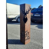 Säule, Hirsch Home Sweet Säule, Hirsch Home Sweet von Manuferrum