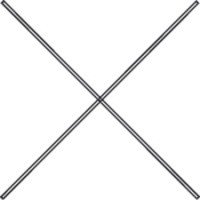 Diagonalverstrebungen 1440 mm lang für Regalfeldbreite 1000 mm und Höhe 1500-2500 mm Diagonalverstrebungen 1440 mm lang für Regalfeldbreite 1000 mm und Höhe 1500-2500 mm von Manuflex