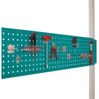 Manuflex AS1702.5021 Werkzeug-Lochplatte für PACKPOOL, Nutzhöhe = 300 mm. Für Tischbreite 1500mm von Manuflex