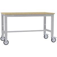 Manuflex AU7355.9006 Arbeitstisch UNIVERSAL Spezial mobil mit Multiplexplatte, BxTxH = 1500 x 800 x Manuflex AU7355.9006 Arbeitstisch UNIVERSAL Spezial mobil mit Multiplexplatte, BxTxH = 1500 x 800 x von Manuflex