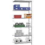 Manuflex Anbauregal 6 Silber 1.000 x 400 x 2.500 mm Manuflex Anbauregal 6 Silber 1.000 x 400 x 2.500 mm von Manuflex