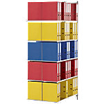 Manuflex Regalsystem RA2082 10 Silber 930 x 615 x 1.900 mm von Manuflex