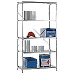 Manuflex Grundregal 5 Silber 1.030 x 400 x 2.000 mm von Manuflex