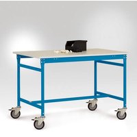 Manuflex LB4003.5012 ESD ESD-Beistelltisch BASIS mobil mit Kautschuk-Tischplatte in Lichtblau RAL 50 Manuflex LB4003.5012 ESD ESD-Beistelltisch BASIS mobil mit Kautschuk-Tischplatte in Lichtblau RAL 50 von Manuflex