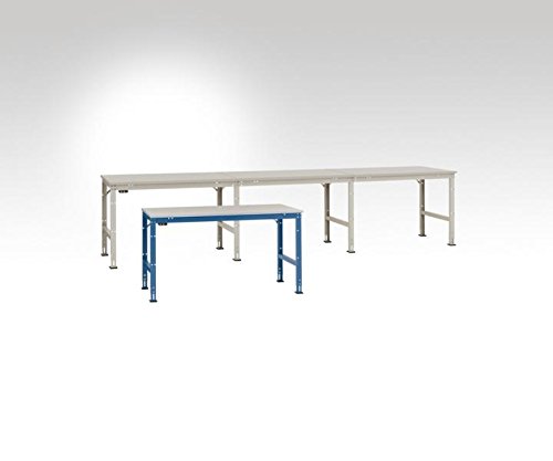 Manuflex LU4003.3003 ESD ESD-Arbeitstisch UNIVERSAL Standard Grundtisch mit Kautschukplatte, BxTxH = von Manuflex