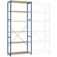 Manuflex RP1314.5007 Fachbodenregal-Grundmodul (B x H x T) 1030 x 2500 x 700mm Holzboden von Manuflex