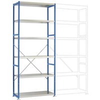 Manuflex RP1320.5012 Fachbodenregal-Grundmodul (B x H x T) 1030 x 2500 x 600mm Stahlboden von Manuflex