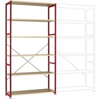 Manuflex RP1333.3003 Fachbodenregal-Grundmodul (B x H x T) 1250 x 3000 x 700mm Holzboden von Manuflex