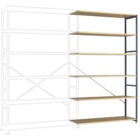 Manuflex RP1442.5021 Fachbodenregal-Anbaumodul 100kg (B x H x T) 1470 x 2500 x 500mm Stahl pulverbes von Manuflex
