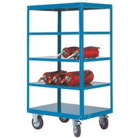 Manuflex TT4263.3003 Regalwagen Stahl pulverbeschichtet Traglast (max.): 500kg Rubin-Rot von Manuflex