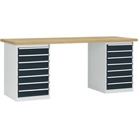 Manuflex WC5126.7016 Werkbanksystem COMBI, 2 Gehäuse Modell 3 mit Multiplexplatte, BxTxH = 2000 x 7 Manuflex WC5126.7016 Werkbanksystem COMBI, 2 Gehäuse Modell 3 mit Multiplexplatte, BxTxH = 2000 x 7 von Manuflex