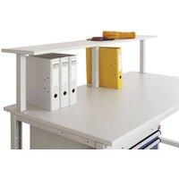 Manuflex ZB8351 Ablagekonsole mit Konsolenträgern, BxTxH 750 x 300 x 369 mm, für Tischbreite 750mm von Manuflex