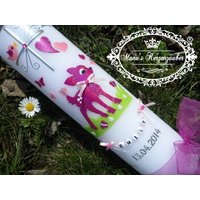 Taufkerze Bambi Reh "© Das Original" Tk188 von ManusKerzenzauber