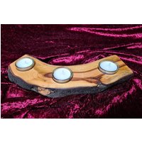 Kerzenständer Aus Holz von ManusKunsthandwerk