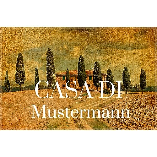 Fußmatte mit Namen - Motiv Casa Di - viele Daheim-Motive - Schmutzfangmatte personalisiert - Größe 50x80 cm - persönliches & individuelles Geschenk Fußmatte mit Namen - Motiv Casa Di - viele Daheim-Motive - Schmutzfangmatte personalisiert - Größe 50x80 cm - persönliches & individuelles Geschenk von Manutextur