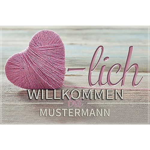 Fußmatte mit Namen - Motiv Herzlich Willkommen 2 - viele Daheim-Motive - Schmutzfangmatte personalisiert - Größe 50x80 cm - persönliches & individuelles Geschenk Fußmatte mit Namen - Motiv Herzlich Willkommen 2 - viele Daheim-Motive - Schmutzfangmatte personalisiert - Größe 50x80 cm - persönliches & individuelles Geschenk von Manutextur