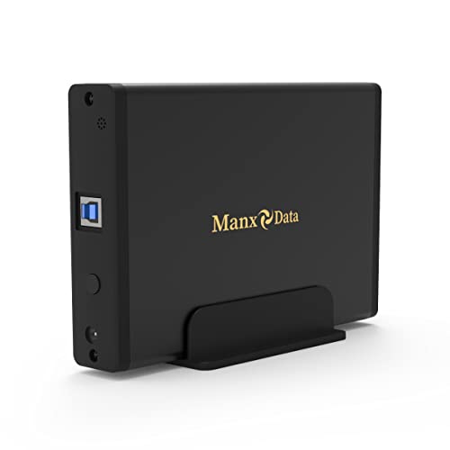 ManxData 4TB USB 3.0 Externe Festplatten für Xbox ONE/PS4/Fenster PC/Mac, Schwarz von ManxData